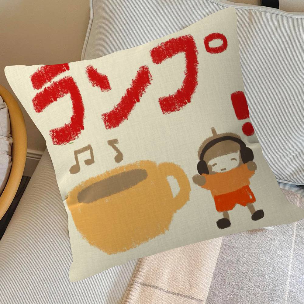 Anime Lampe Band Klassische Kissenhülle Sofakissenbezug Heimzimmer Dekoration Kindergeschenk