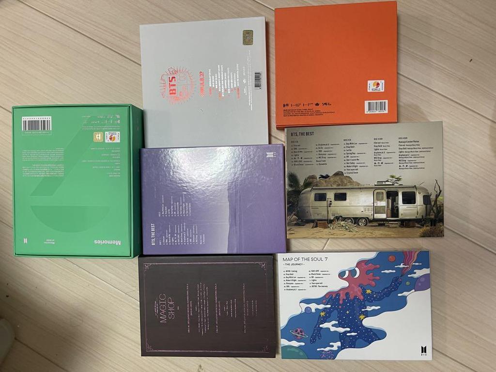 [USED] BTS albums and DVDs