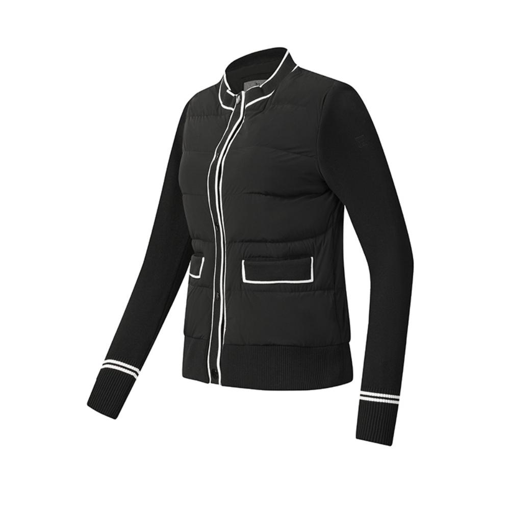 Fila Golf Series Fashionable Elegant Casual Sports Lightweight Warm Goose Down Jacket Women Jacket A11W545911FBK