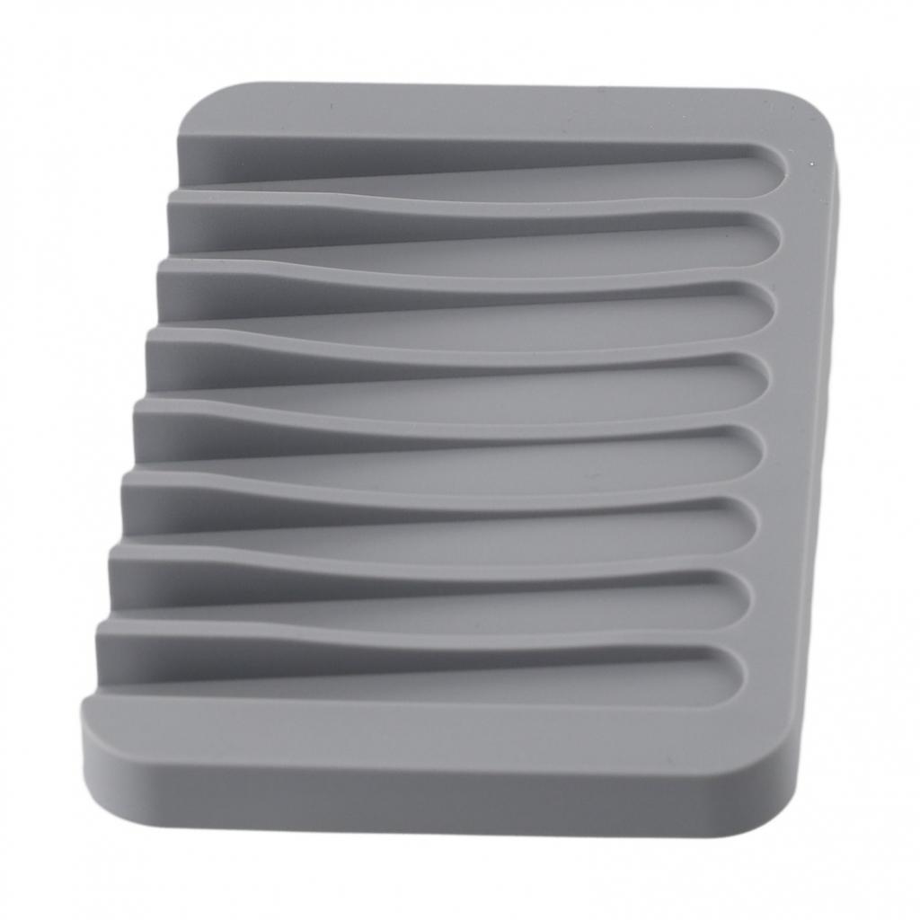 Space Saving Silicone Self Draining Dish for Small Bathrooms