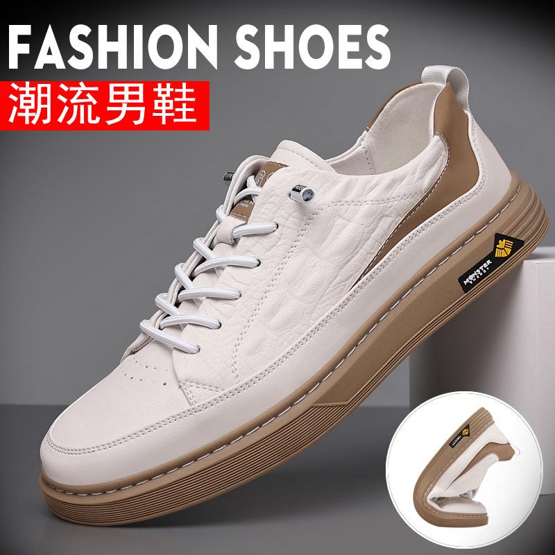 

Модные мужские туфли из мягкой кожи весна-осень, дизайнерские новые, сшитые вручную, легкие, на толстой подошве, мужские повседневные кожаные туфли 44