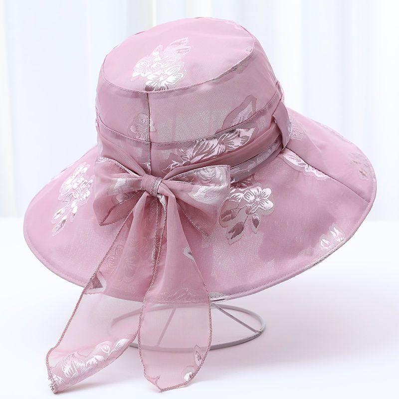 Middle Aged and Elderly Hat Women's Summer Sun Hat Fisherman Hat Old Sun Hat Middle-aged Beach Hat