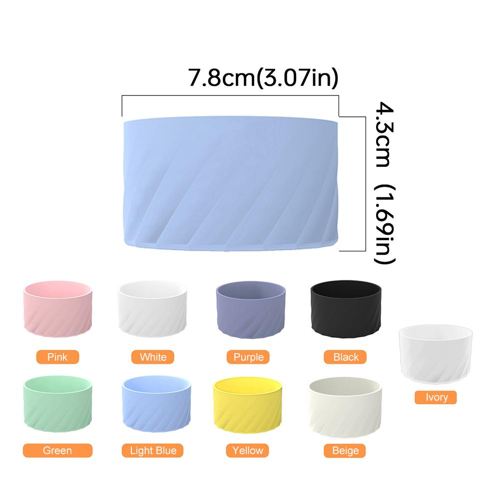 Silikonowa Osłona Dolna Odporna na Zużycie Dolny Uchwyt Ochraniacz Rękaw na Dno Butelki na Wodę dla Stanley 40oz Tumbler z Uchwytem