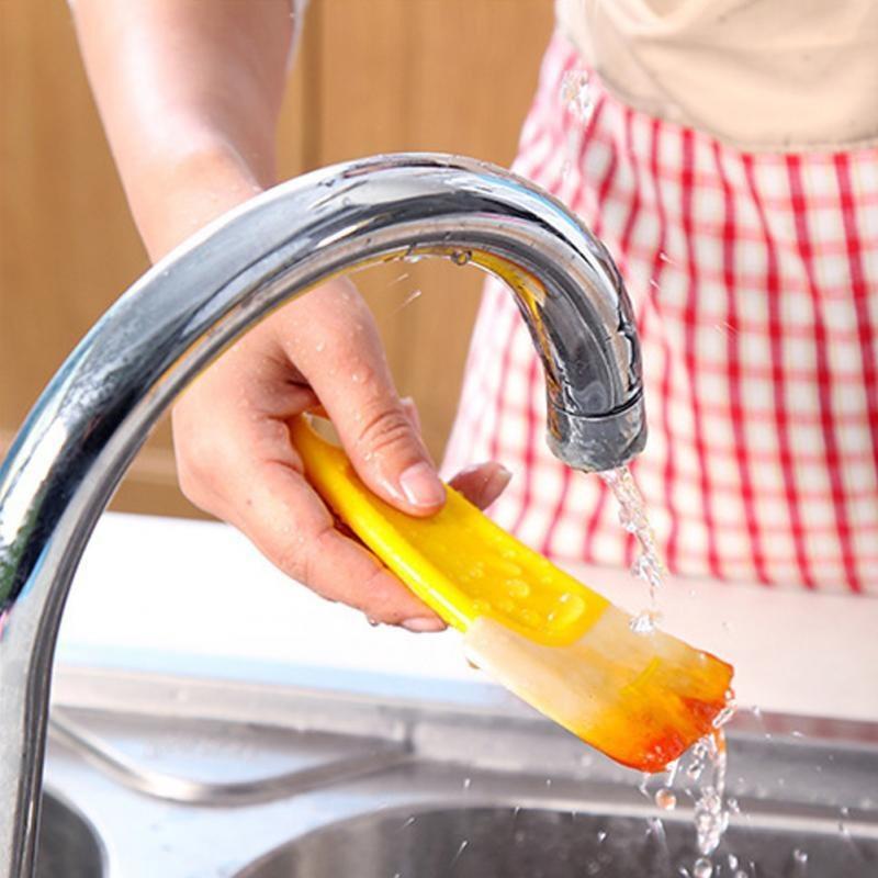 Silikonspatel Skitten Stekepanne Oppvaskgryte Oljeflekk Skrape Rengjøringsbørste Vaskeskrape Jm14