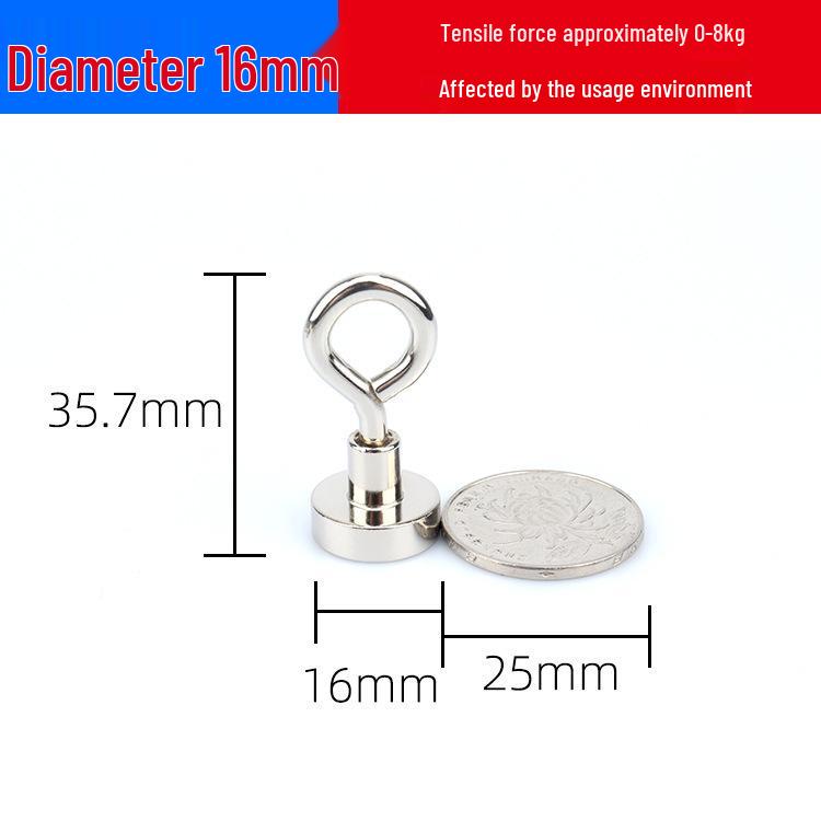 

Міцний круглий магнітний гачок-вушко без свердління з потужною присоскою