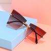 JYL TS Sunglasses Frameless Cat Eye Square Women/S085