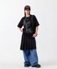 ODDSTUDIO Angelic Graphic Oversized T-Shirt - Black