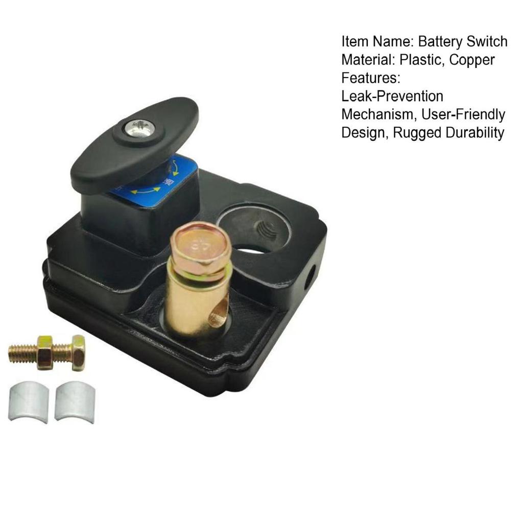Battery Disconnect Isolator Switch for Car Truck Boat 12V 24V Universals Battery Switches Heavy Duty Power Cut Master Switch Disconnect Isolator