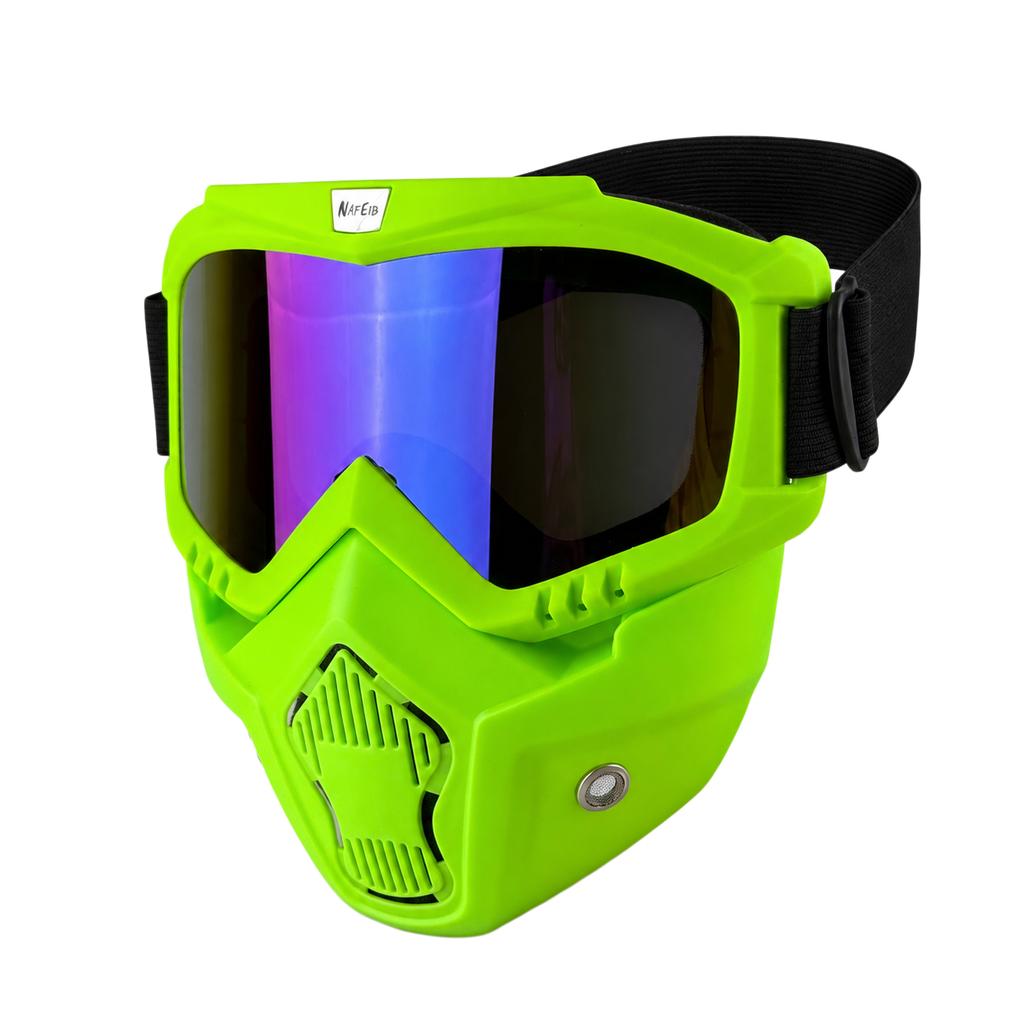 Adjustable Full Face Motorcycle Goggles Dustproof Breathable Motocross Glasses Protective Mask for Dirt Bike Off-road Riding2