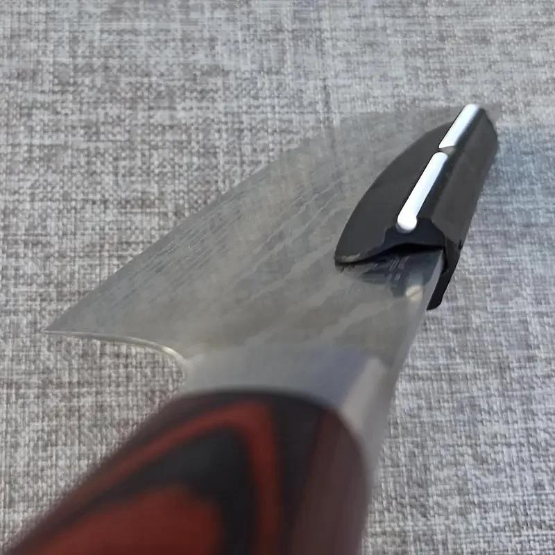 Knife Angle Guide Ceramic Blade 15 Degree Knife Sharpening Stone Aid Whetstone Assistance Guider for Knifes Sharpener Tool