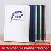 12 Months 2026 Schedule Planner Notepad English Office Work Planner  Office Supplies