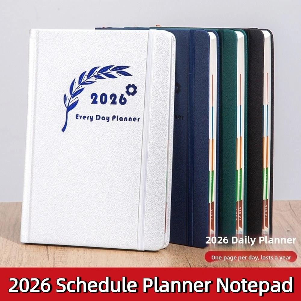 12 Months 2026 Schedule Planner Notepad English Office Work Planner  Office Supplies
