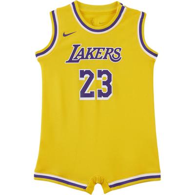 Jumpsuit LeBron James Los Angeles Lakers Amarillo Yellow Infant And Toddler HM3855-728
