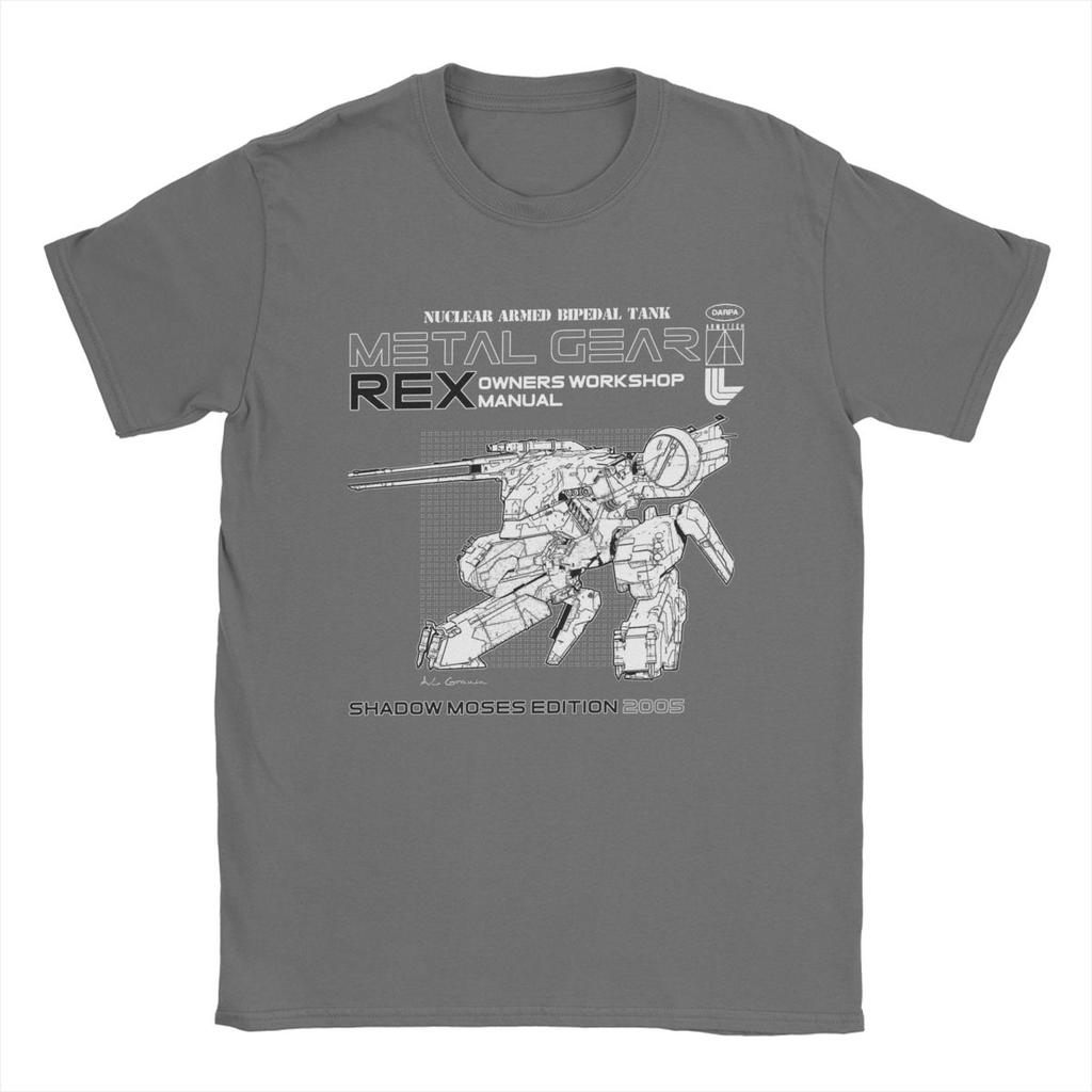 Metal Gear Solid Rex Manual T-Shirts Men Funny 100% Cotton Tee Shirt Round Collar Short Sleeve T Shirt New Arrival Clothes