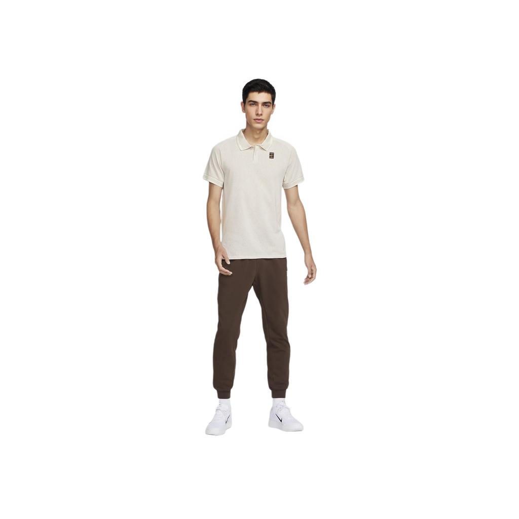 Nike Heritage Logo Atmungsaktives Outdoor Casual Sport Tennis Poloshirt Herren Poloshirts Hellrotbraun FQ2102-104