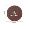 Car Leather Water Coaster Non-Slip Mat Car Bottle Holder Insert Pad For Peugeot 308 408 508 RCZ 208 3008 206 207 307 Car Gadgets