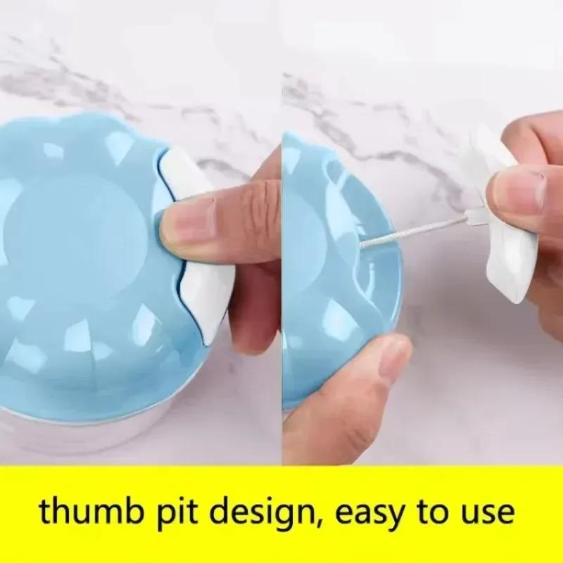 2024 Manual Mini Food Garlic Chopper Hand Pull Blender Vegetable Mincer Crusher Grinder Tools Portable Garlic Press Kitchen Gadgets for