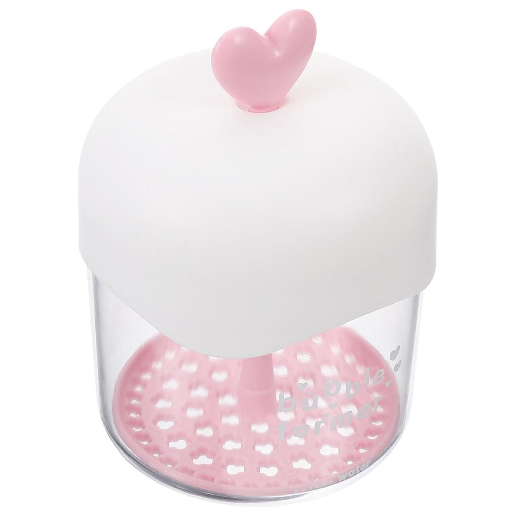 Transparent Foaming Bottle Portable Facial Foam Maker Manual Cleanser Bubble Maker Face Wash Frother Skincare Tool Deep
