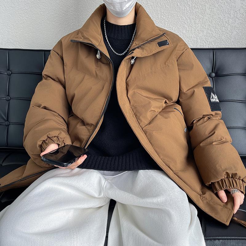 

Large Size Cotton Jacket for Men, Winter Cotton Jacket for Men, Casual Loose Collar Jacket for Men L