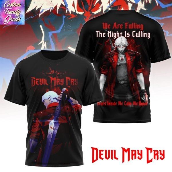 Devil May Cry Мы падаем Ночь зовет Слезы внутри меня 3D Футболка M