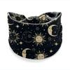 Vintage Boho Flower Print Headbands Women Wide Twist Knotted Elastic Hair Bands for Date Night Casual Outings