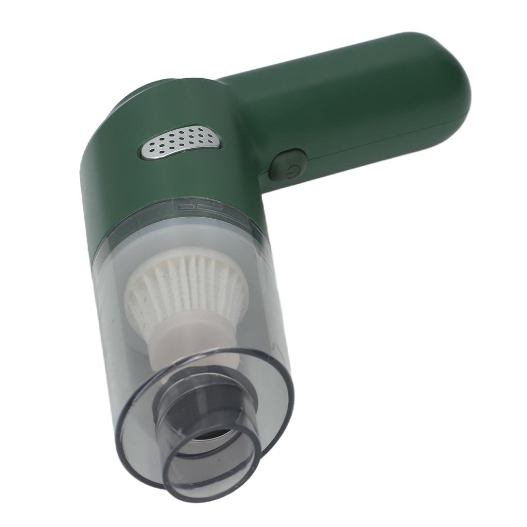 Handheld Car Vacuum Cleaner 10000Pa Cordless Vacuum Cleaner 120W High Power for Car Home Office Pet Green