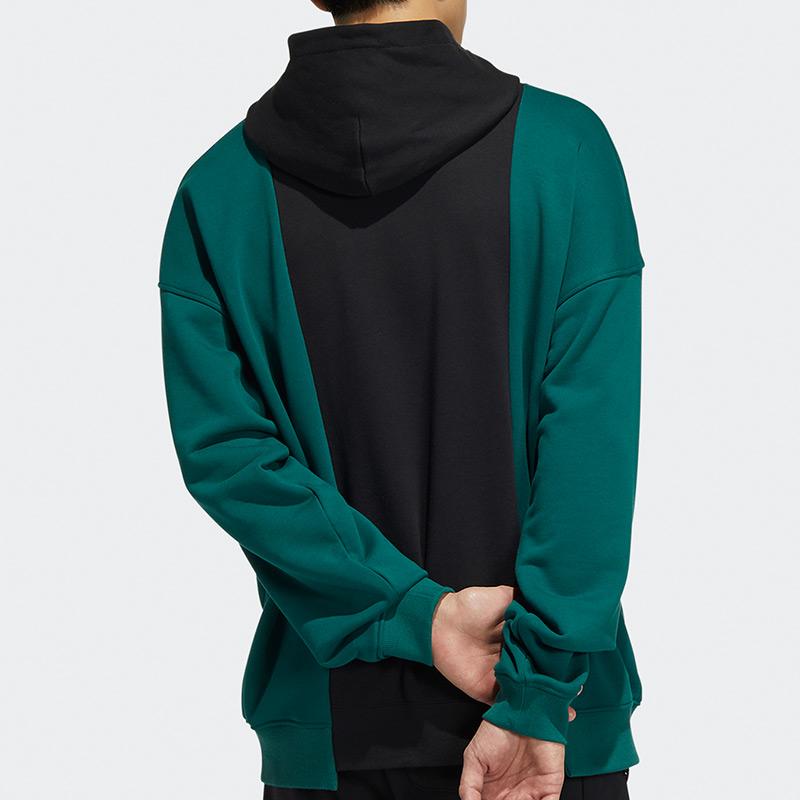 Adidas Originals Alphabet Print Colorblock Hoodie Herren Oberteile Schwarz HC0375