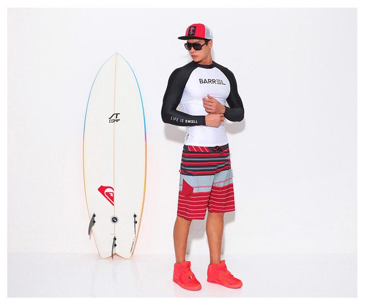 Men's Korean Quick-Dry Long-Sleeve Surf & Swim Sunscreen Set