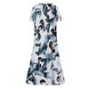 Women's Summer Casual Floral (Gradient) Printed Short Sleeve Dress