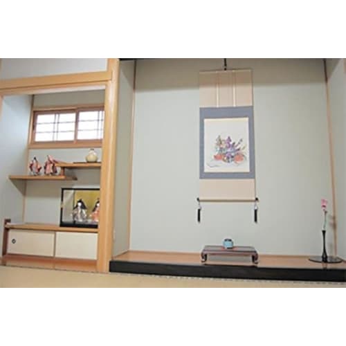 Fukui Metal Crafts Hanging Scroll Fixture, Adjustable Height, Iron, 500mm, 1230mm