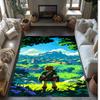 Zelda Crystal Velvet Rug, Soft Anti‑Slip Crystal Velvet Carpet for Living Room Bedroom Home Decor