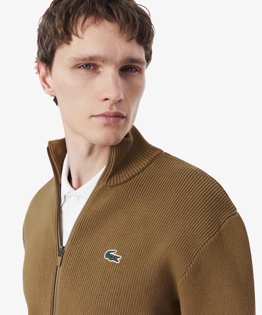 LACOSTE Men'S Golf Textured Full-Zip Cardigan Ah4811-56N Six