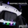 eXtremeRate RISE4 Plus MAX Back Paddle Kit for PS5 Controllers 040 with Bottom Clicky Trigger Stops Rubber Remappable Back Button Kit for PS5
