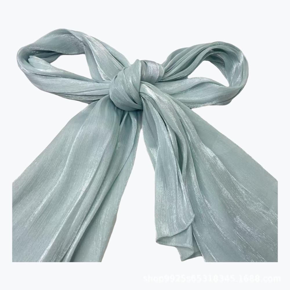 Fashion Luxury Chiffon Hijab Breathable Oversized Silk Scarf Elegant Headscarf Daily Wear
