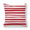 Colorful striped printed pillowcase home bedroom living room sofa cushion cover 45x45cm peach skin pillowcase