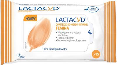 Lactacyd Femina Intimate Hygiene Wipes 1 Pack - 15 Pcs
