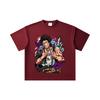 260 GSM Double Yarn 32 Count 100% Cotton Black Clover V7 Yami Print Unisex Heavy Cotton T Shirt