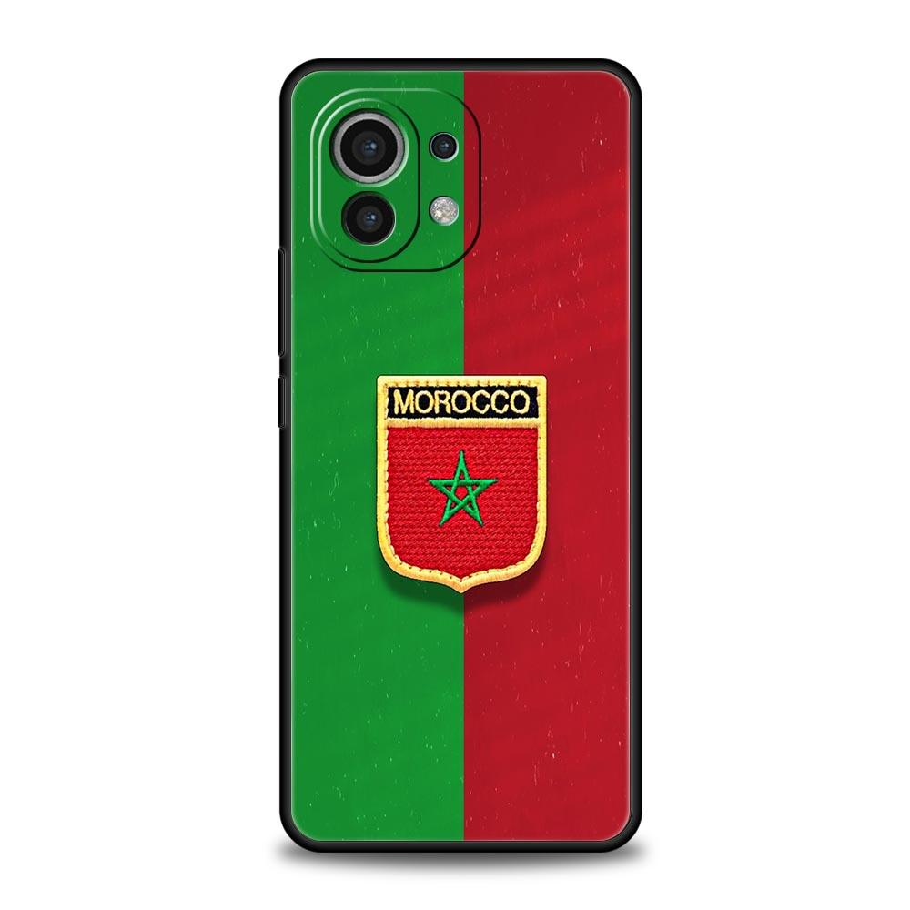 

Phone Case For Xiaomi Mi 15 14 14T 13T 12T Pro 12 13 11 Lite 5G 11T X6 X5 Pro Soft Cover Moroccan flag Maroc Morocco passport Xiaomi 14T Pro