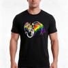 Inclusive Rainbow Pride Dragon Friend Tshirt Summer Casual Cotton Tee Oversized Streetwear Tops Vintage Graphic Print