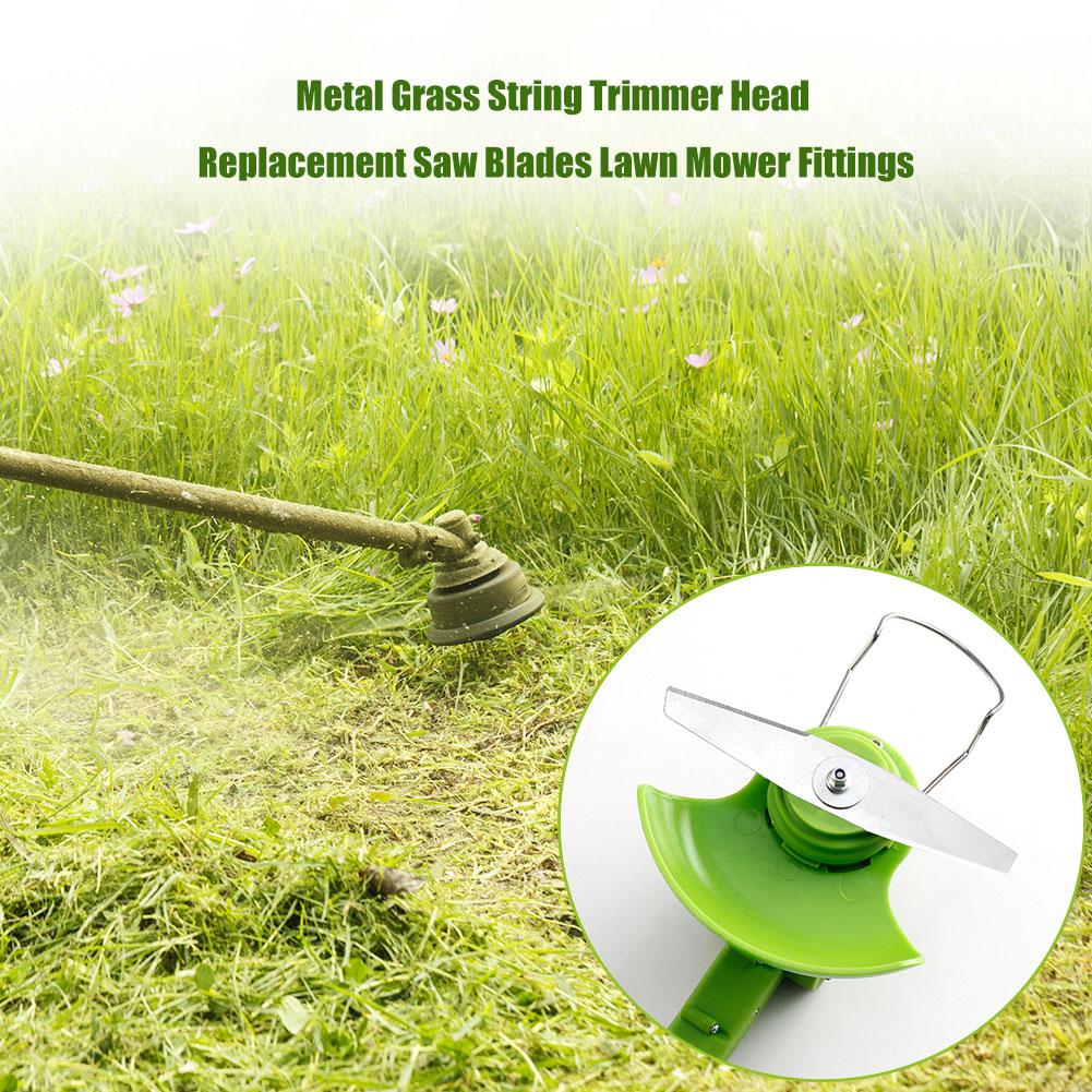 5-1PCS 20CM Grass Trimmer Blade Electric Lawn Mower Saw Blade Replacement Metal Spare Mower Blade Garden Power Tool  Accessories