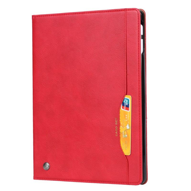 IPad Pro 11-inch Folio Case With Pen Slot Card Holder PU Leather Cover Sleep/Wake Function Anti-Slip Shockproof Design