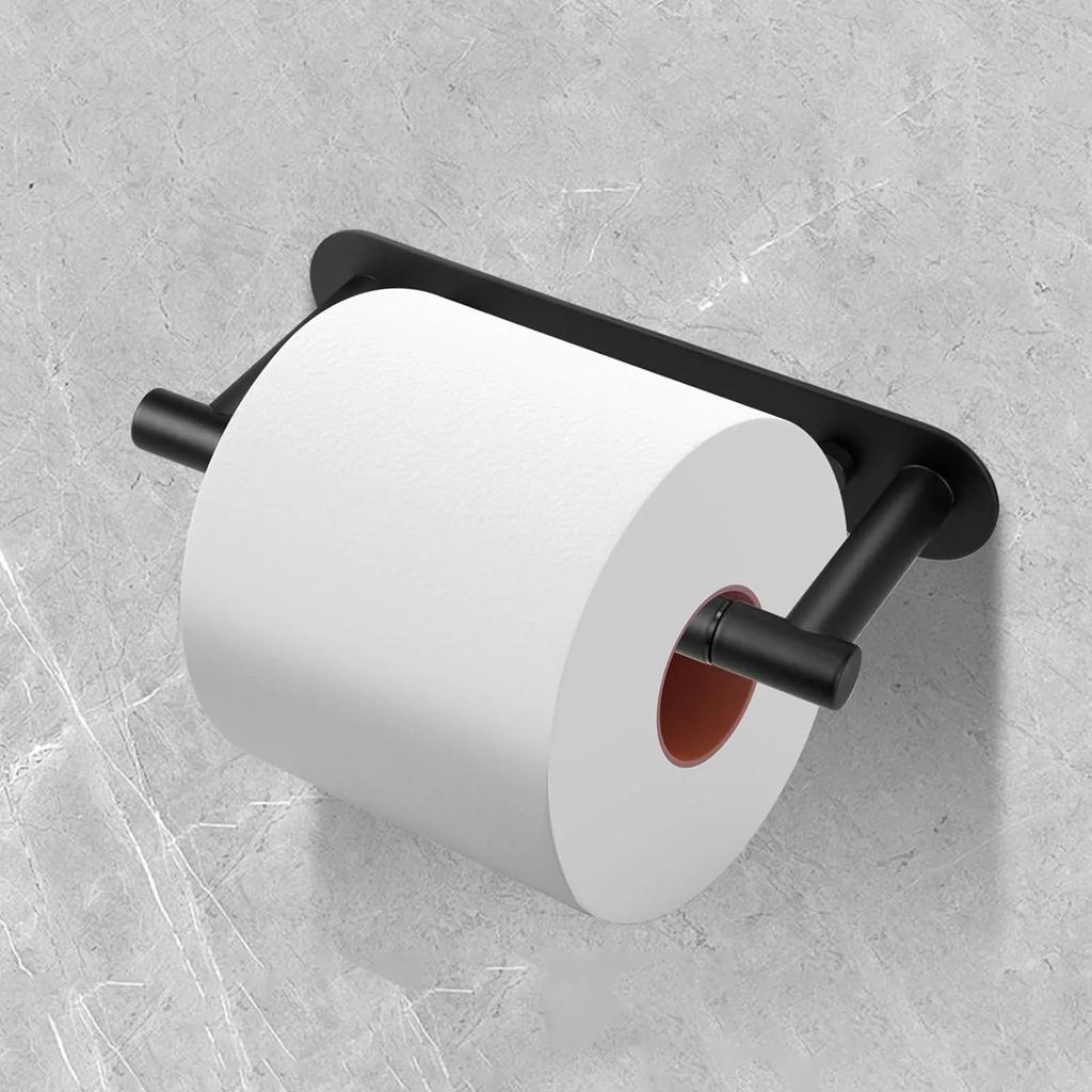 Double Post Pivoting Toilet Paper Holder Stainless Steel Wall Mounted Toilet Paper Dispenser Bathroom Kitchen Tissue Roll Holder