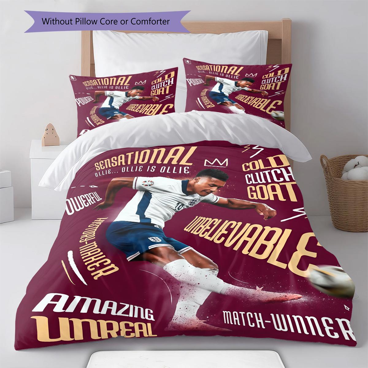 

AVFC RugPattern Bedding Quilt Set Quilt Cover Pillowcase Home Decoration Birthday Gift (1 * duvet cover + 2 * pillowcase, without core) 135x200cm