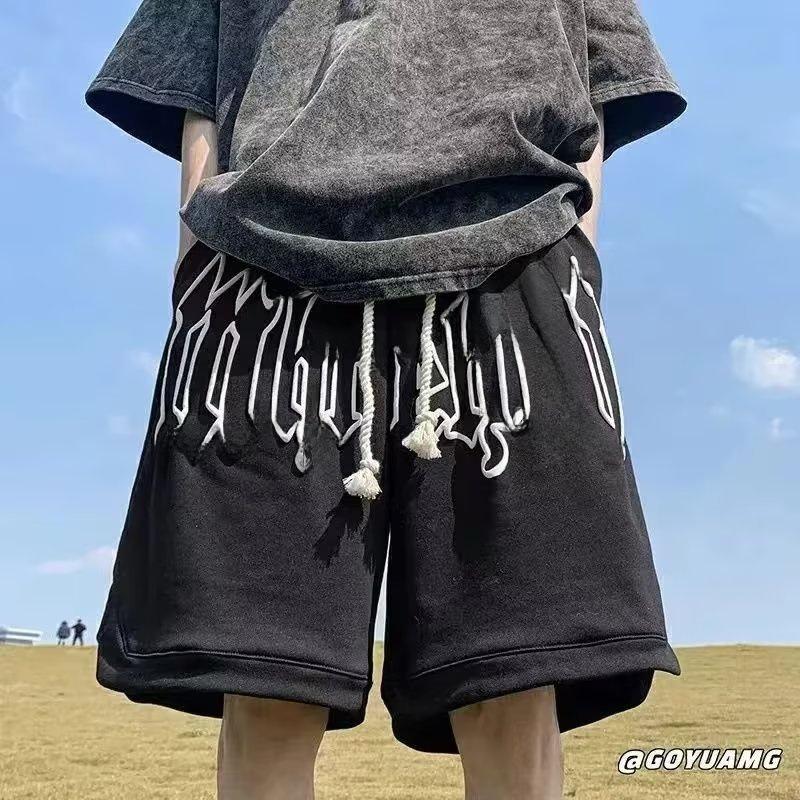 

Мужские модные свободные прямые повседневные брюки на весну и осень XL чёрный