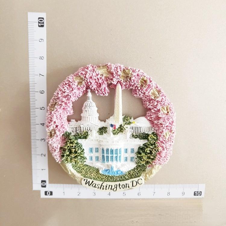 Washington Paris Reisesouvenirs Kühlschrankmagnete Niedliche Wohndeko Kreative Magnetische Sticker für den Kühlschrank Schöne Geschenke