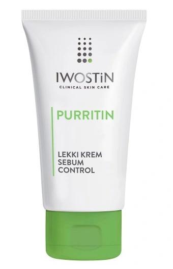 Iwostin, Purritin Light Sebum Control Cream, 60 ml