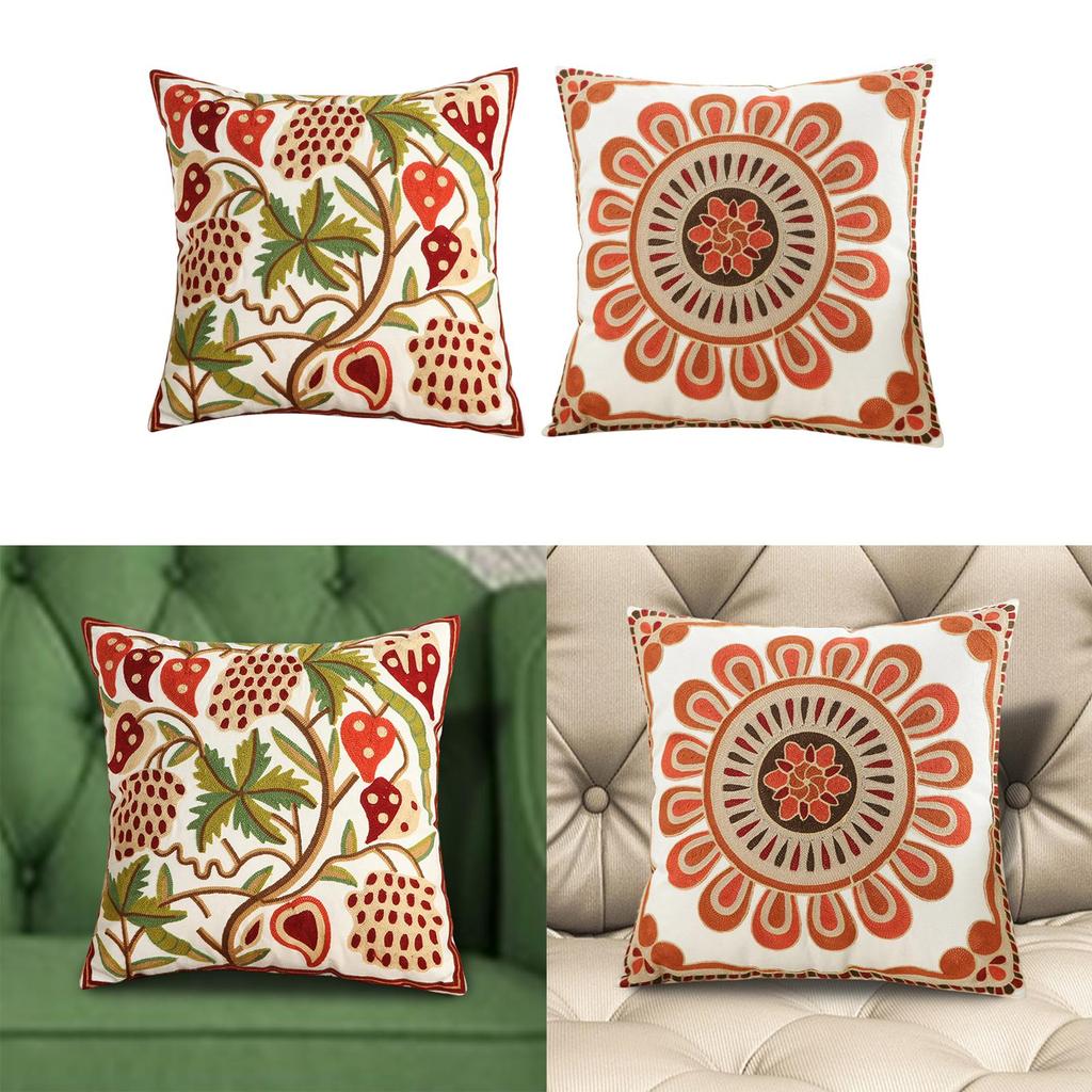 Pillowcase 18 X 18 Inch Home Decor Comfortable Cushion Case for Sofa Bed Car