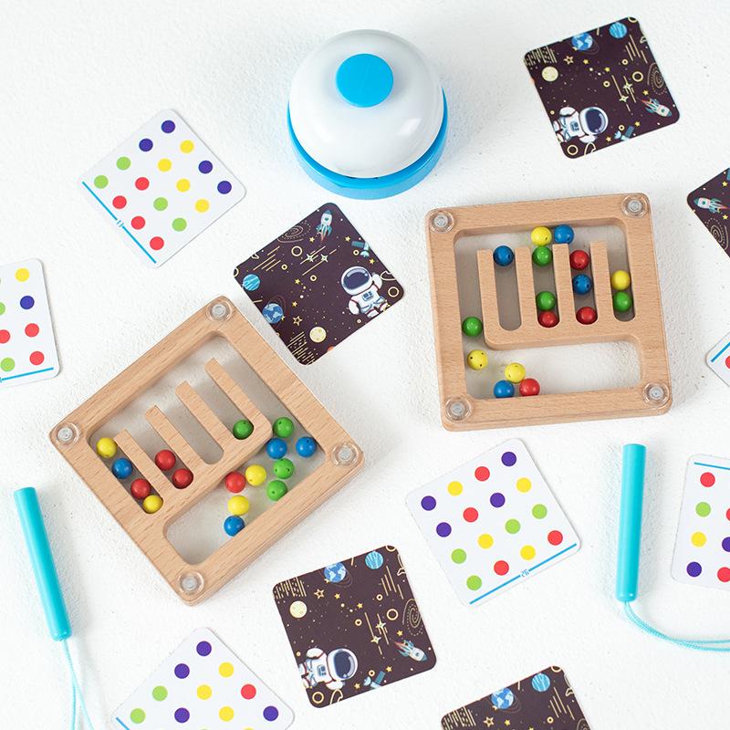Wooden Versus Classification Board Toy Pen Holding Training Color Classification Exercise Logical Thinking Toy