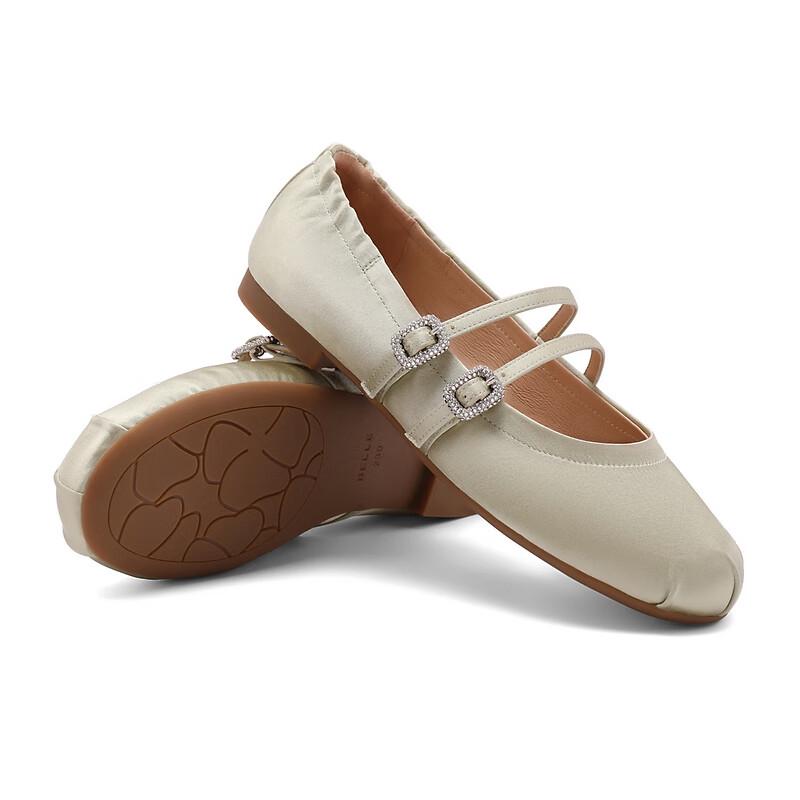 Baili Women's One-Strap Mary Jane Ballet Flats
