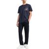 Moncler Monochrome Fitted Pocket Detail Crew Neck Short Sleeve T-Shirt Men Tops H10918C000488390Y778